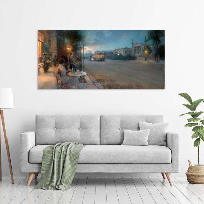 Canvas print Guernica coloured I reart (original Picasso P.)