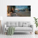 Canvas print Guernica coloured I reart (original Picasso P.)