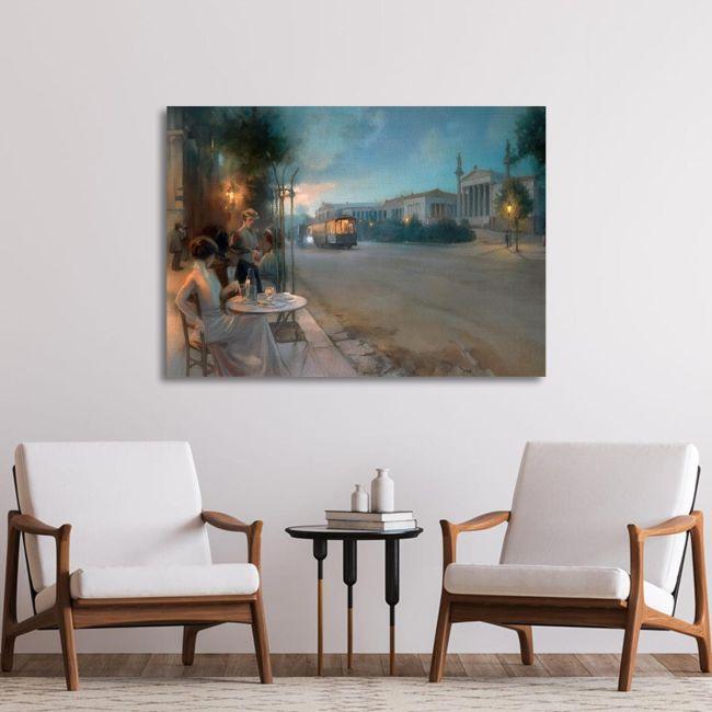 Canvas print Panepistimiou 1899 reart (original Mathiopoulos P.)