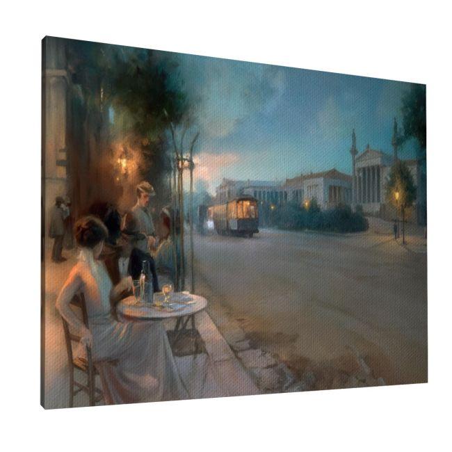 Canvas print Panepistimiou 1899 reart (original Mathiopoulos P.)