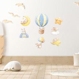 Kids wall stickers Rainbow Watercolor 2