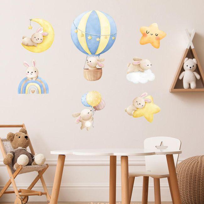 Kids wall stickers Rainbow Watercolor