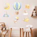Kids wall stickers Rainbow Watercolor