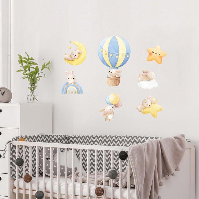 Kids wall stickers Rainbow Watercolor