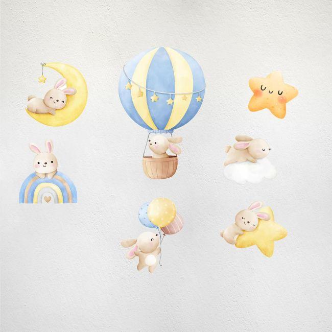 Kids wall stickers Rainbow Watercolor