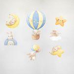 Kids wall stickers Rainbow Watercolor