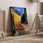 Canvas print The cafe terrace, Vincent van Gogh