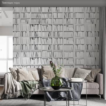 Wallpaper White library 2