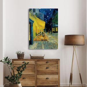 Canvas print The cafe terrace I Vincent van Gogh Framed canvas View 1 2