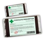 Sticker Valentines day, Chocolate Prescription Label