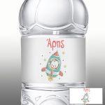 Αυτοκόλλητη ετικέτα, Αρκουδάκι σε πύραυλο