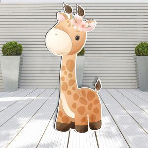 Giraffe baby girl figure large dimesions