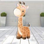 Giraffe baby girl figure large dimesions