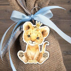 Wooden figure printedLion king