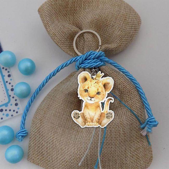 Wooden figure printedLion king