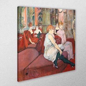 Πίνακας ζωγραφικής The salon in the Rue des Moulins, Lautrec 2