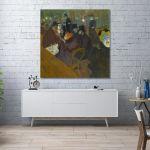 Canvas print At the Moulin Rouge, Lautrec