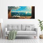 Canvas print Book of life I, panoramic