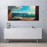 Canvas print Book of life I, panoramic