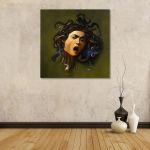 Canvas print Medusa, Caravaggio