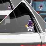 Car sticker Space Basket