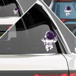 Αυτοκόλλητο αυτοκινήτου Space Music Lover