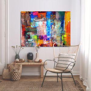 Canvas print Abstract patterns VI Framed canvas View 1 2