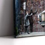 Canvas print Baloon taxi street art