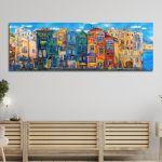 Canvas print Urban landscape, panoramic