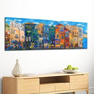 Canvas print Urban landscape panoramic Framed canvas View 1 2