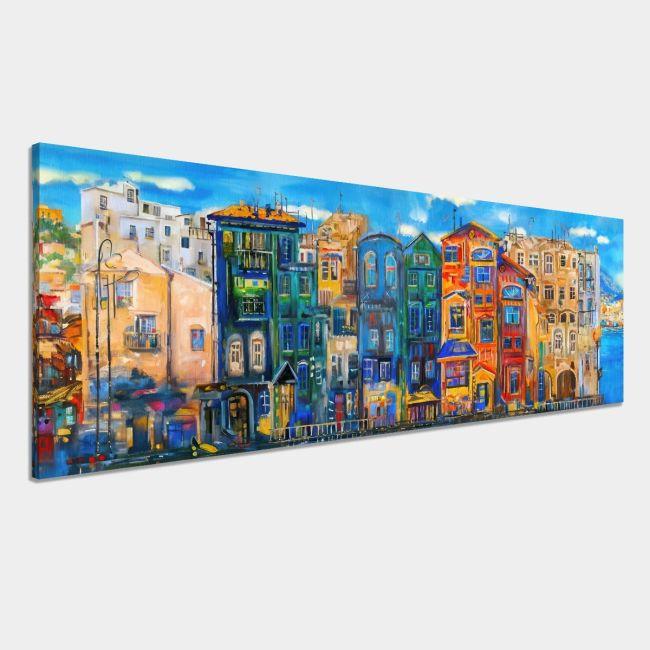 Canvas print Urban landscape, panoramic