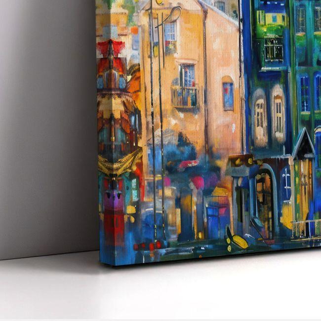 Canvas print Urban landscape, panoramic