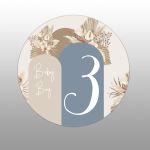 Event table numbers, Baby boy boho 2