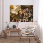 Canvas print The peaceful kingdom, Hicks Edward