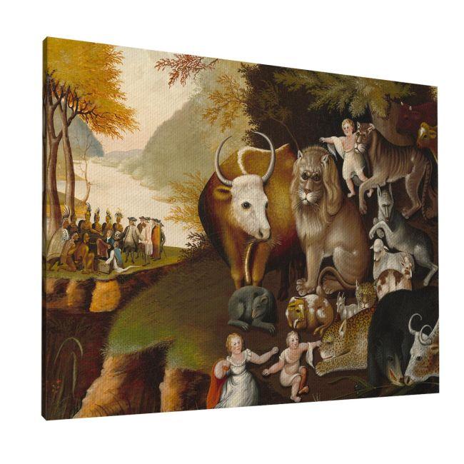 Canvas print The peaceful kingdom, Hicks Edward