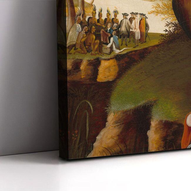 Canvas print The peaceful kingdom, Hicks Edward