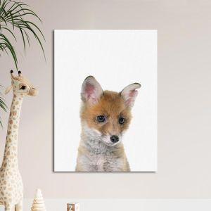 Kids canvas print Fox