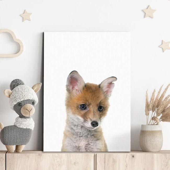 Kids canvas print Fox