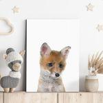 Kids canvas print Fox