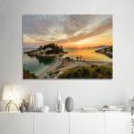Canvas print, Dawn in Kokkari, Samos