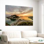 Canvas print, Dawn in Kokkari, Samos