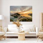 Canvas print, Dawn in Kokkari, Samos