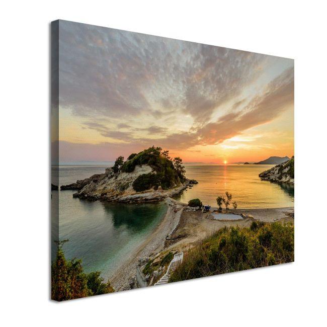 Canvas print, Dawn in Kokkari, Samos