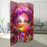 Room divider Flowered women
