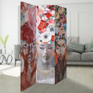 Room divider Flowered women 2