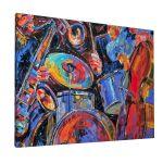 Canvas print Jazz band close up