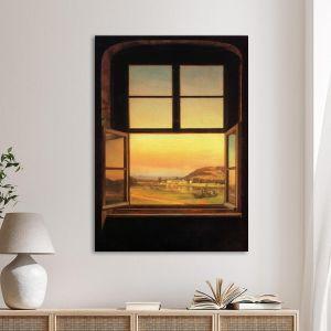 Canvas printOffer View on castle Pillnitz, Dahl Johan Christian