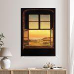 Canvas printOffer View on castle Pillnitz, Dahl Johan Christian