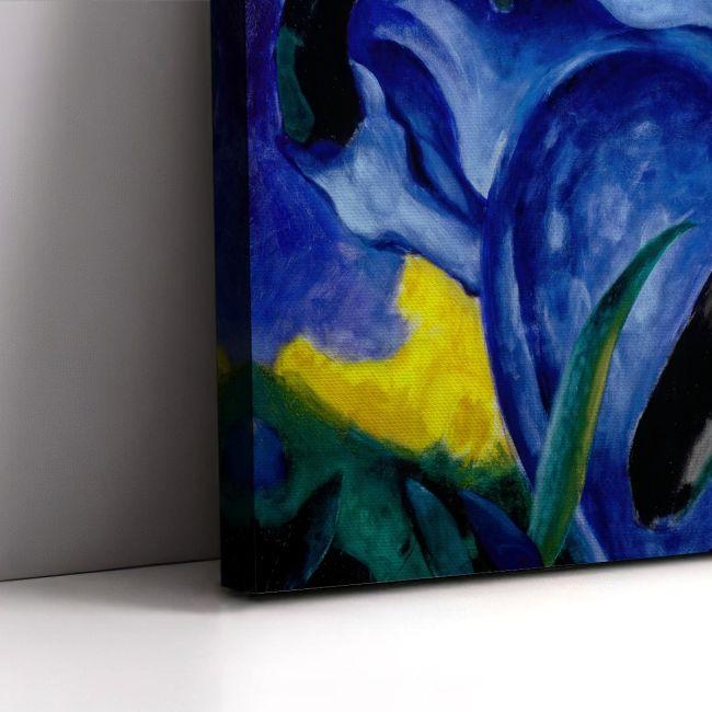 Πίνακας ζωγραφικής Large blue horses, Marc Franz