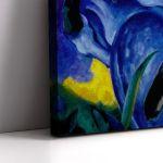 Canvas print Large blue horses, Marc Franz